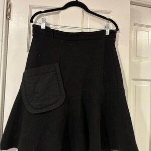 Carven Black Skirt
